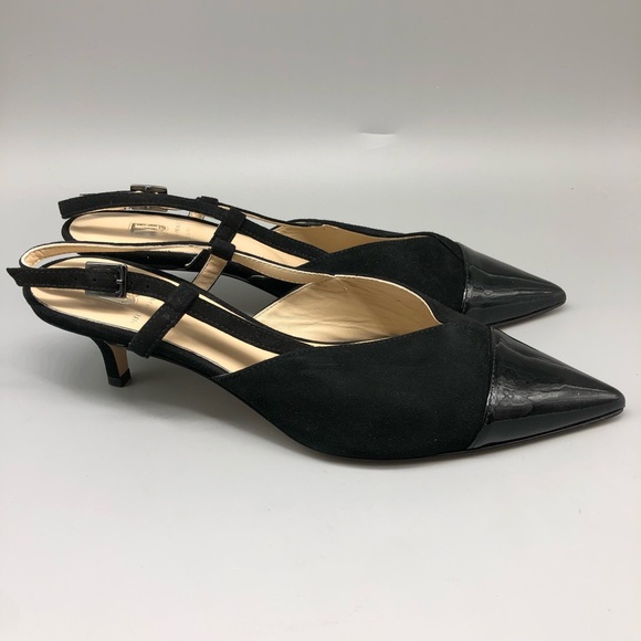 cap toe kitten heels